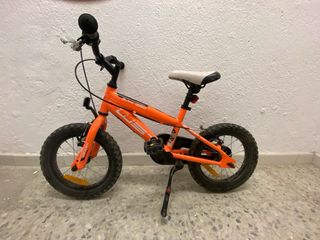 Bicicleta infantil 14 naranja