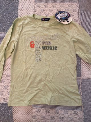 Camiseta Maloja manga larga verde talla S