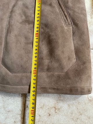 Vintage Shearling Sheepskin Coat - Brown L