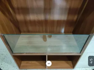 Estantería Panadería Madera y Cristal