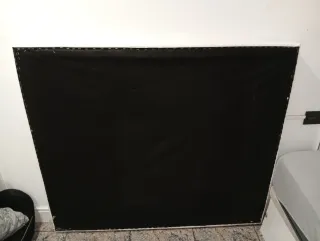 Cabezal tapizado blanco