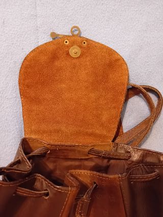 Mochila de cuero-oportunidad
