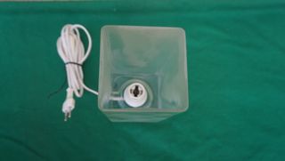 2 Lamparas cerámica y cristal ver fotos y leer