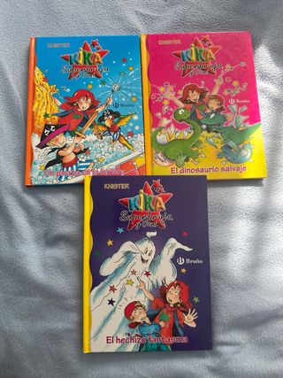 Libros Kika súper bruja y Dani