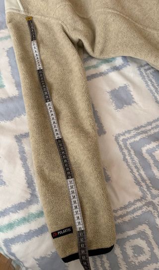 Chaqueta polar Roc Neige beige mujer