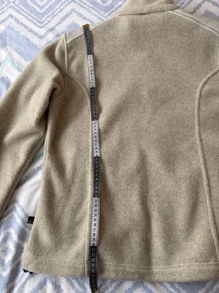 Chaqueta polar Roc Neige beige mujer