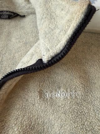 Chaqueta polar Roc Neige beige mujer