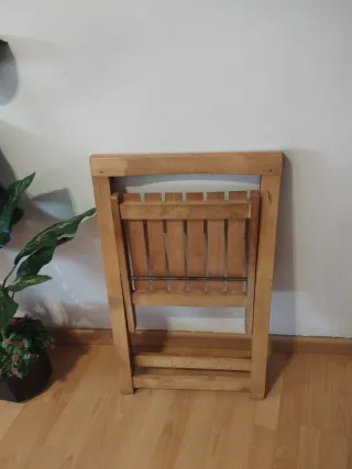 Sillas plegables de madera