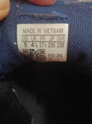 Zapatillas Adidas niño velcro azul