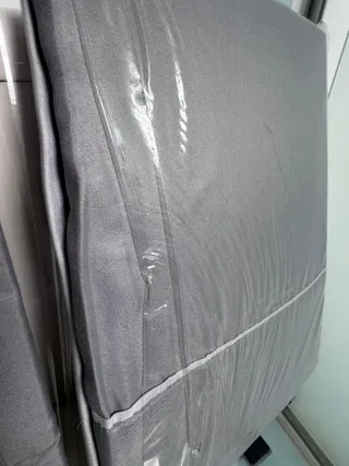 Juego de sábanas gris 3 piezas cama 90