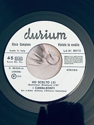 Vinile 7 I Camaleonti ...e Camminiamo