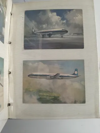 Lote Postales Aviones Antiguos