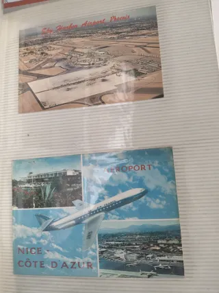 Lote Postales Aviones Antiguos