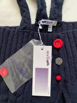 Top a Gilet bambina Gas tg 14 anni