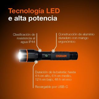 OSRAM LEDIL432 Lámpara de mano LED 1200 Lumen