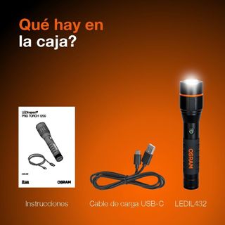 OSRAM LEDIL432 Lámpara de mano LED 1200 Lumen