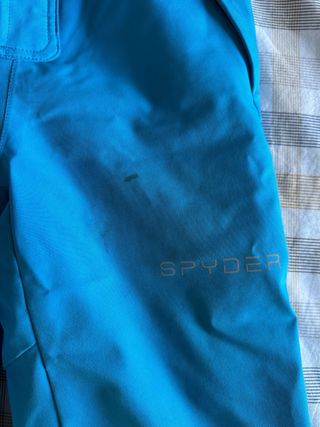 Pantalón de esquí infantil Spyder azul