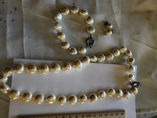 Conjto Perlas Cultivadas Collar,Pendientes pulsera