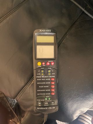 Sillón Masaje NAKASEI Negro Cuero