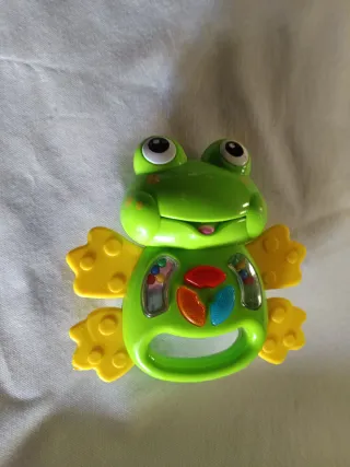 Sonajero Rana Verde Juguete Bebé