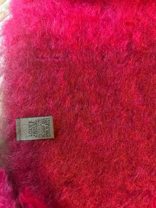 Bufanda Loewe Mohair Fucsia