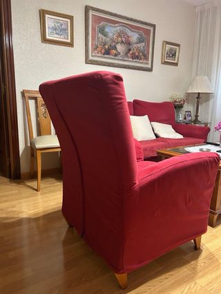 Sofá grande y 2 sillones individuales