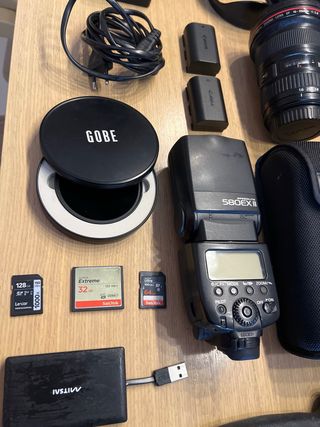 Equipo Canon 5DSR, 5D Mark II, Grip BG-E11...