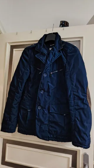 Giacca Belluomo Blu Navy Stile Urban