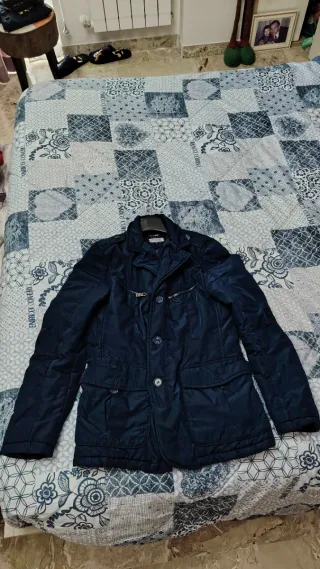 Giacca Belluomo Blu Navy Stile Urban