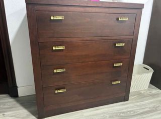 Cómoda de madera 4 cajones