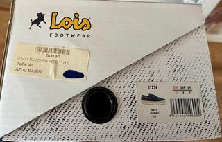 Zapatillas Lois Hombre Azul Marino