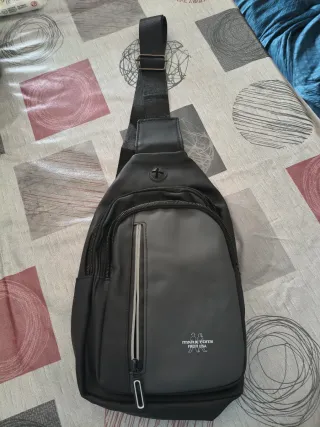 Bandolera MARK TONY Negra y Gris