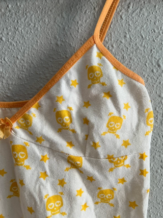 Top lencero vintage 2000s estampado