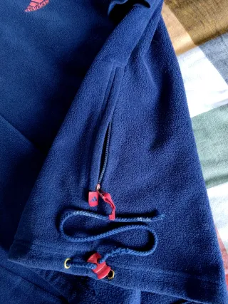 Sudadera Polar Adidas Azul Talla XL