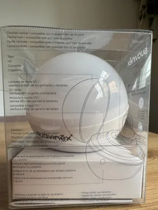 Esterilizador chupetes portátil Suavinex Duccio