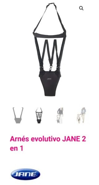 Arnés evolutivo jane 2 en 1