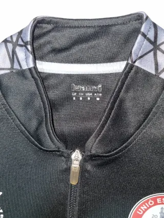 Sudadera Luanvi Negra y Gris Talla S