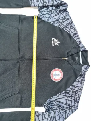 Sudadera Luanvi Negra y Gris Talla S