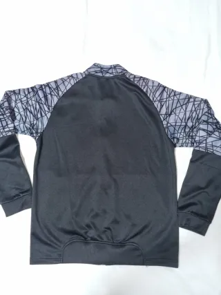 Sudadera Luanvi Negra y Gris Talla S