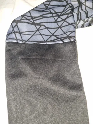 Sudadera Luanvi Negra y Gris Talla S