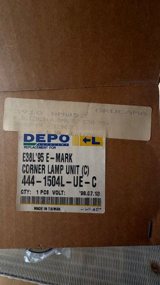 Intermitentes BMW E38 Pre-facelift (1994-1998)