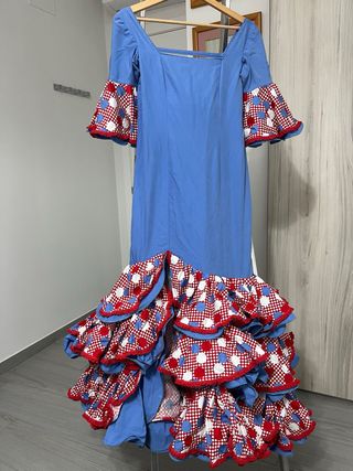 Traje de flamenca volantes