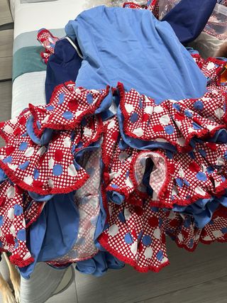 Traje de flamenca volantes