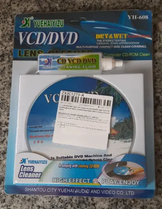 Kit pulizia lenti CD/DVD/VCD