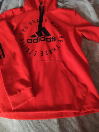 Sudadera Adidas Joven Roja
