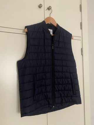 Chaleco Zara Azul Marino Talla M