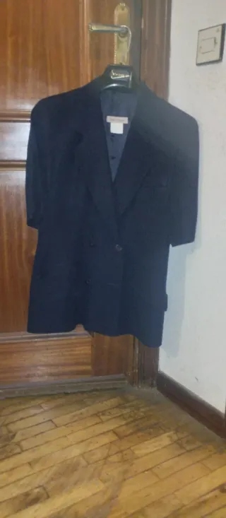 Chaqueta de señora azul marino