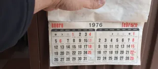 Almanaque Antiguo 1976