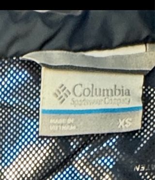 Chaqueta Columbia Azul Talla XS