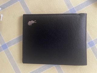 Cartera y Cinturón Lacoste Negro